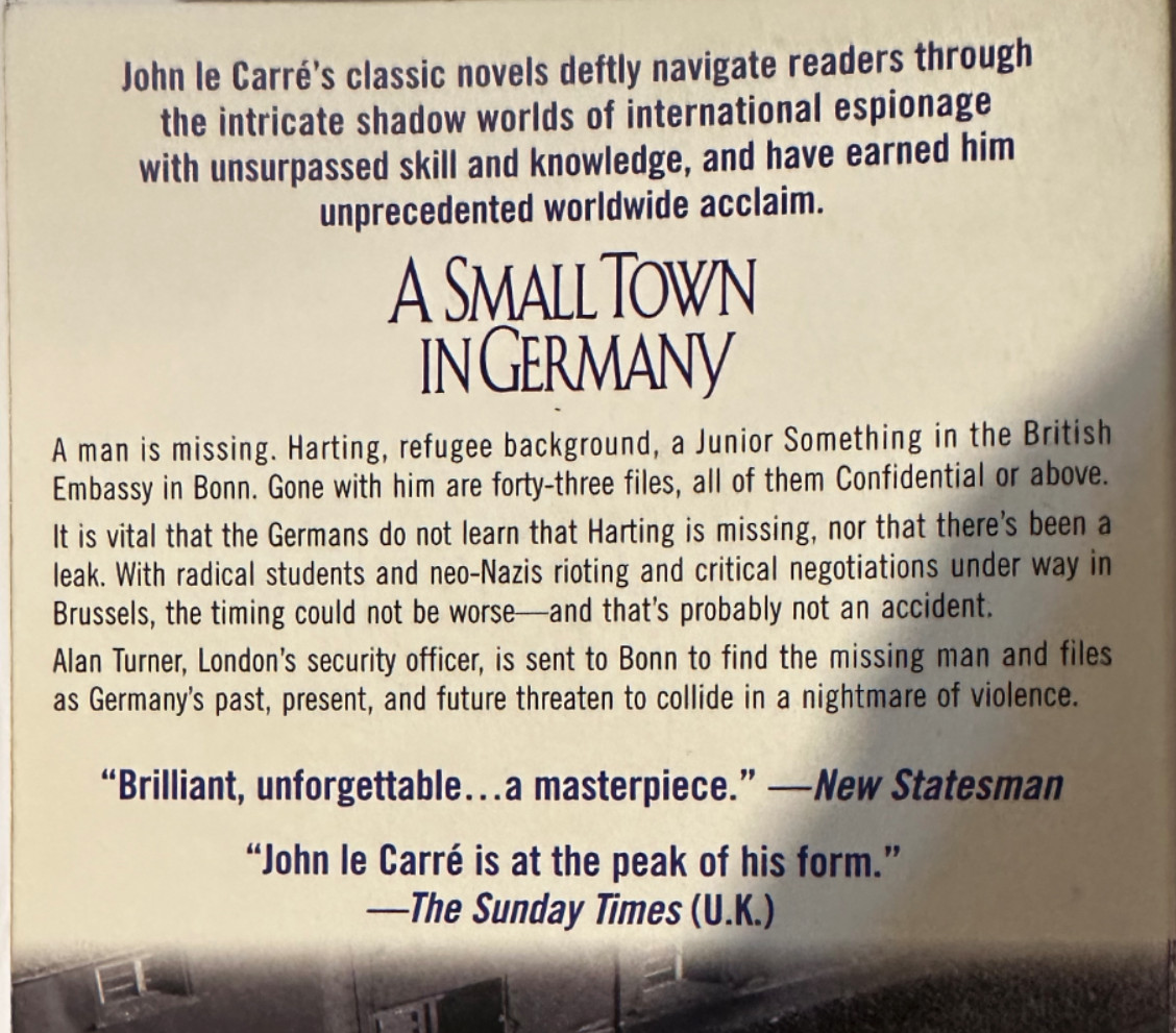 books/A_Small_Town_in_Germany/Pocket_Books/back cover.jpg